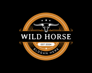 Ranch - Bull Ranch Texas logo design