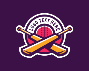 Cricket - Cricket Bat League logo design