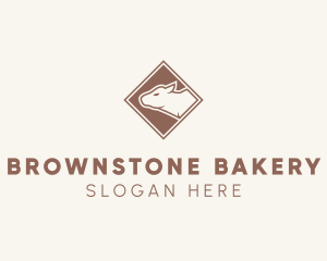 Brown - Brown Cattle Cow Ranch logo design
