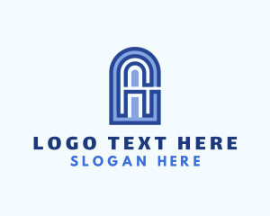 Lettermark - Arch Door Furniture logo design