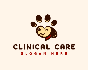 Canine Dog Paw logo design