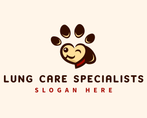 Canine Dog Paw logo design