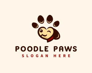 Canine Dog Paw logo design