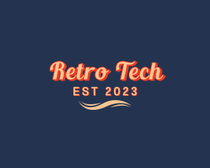 Retro Fashion Waves logo design