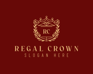 High End Royalty Shield logo design