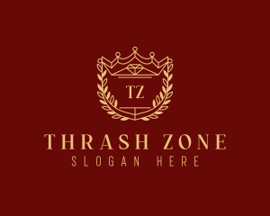 High End Royalty Shield logo design