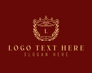 Regal - High End Royalty Shield logo design