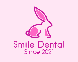 Easter Bunny - Pink Pet Bunny logo design