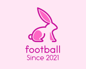 Pink - Pink Pet Bunny logo design