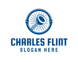 Plunger Plumbing Pipe logo design