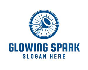 Plunger Plumbing Pipe logo design