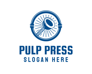 Plunger Plumbing Pipe logo design