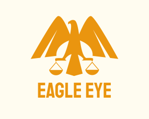 Eagle Legal Scale logo design