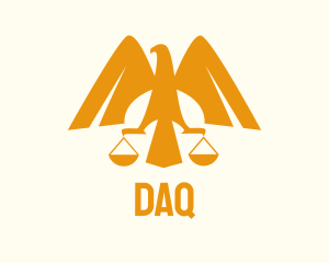 Justice - Eagle Legal Scale logo design