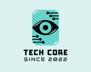 Circuit Digital Tech Eye logo design