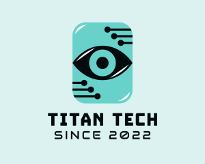 Circuit Digital Tech Eye logo design