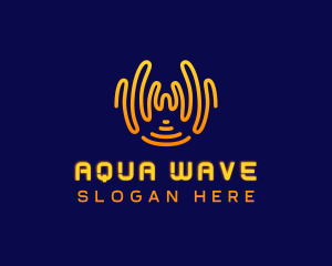 Wave Tech Media logo design