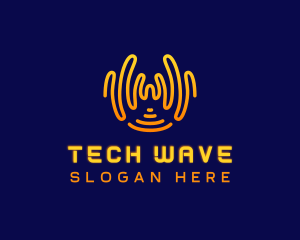 Wave Tech Media logo design