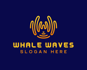 Wave Tech Media logo design