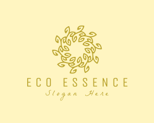 Natural - Natural Organic Wreath logo design