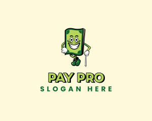 Payment - Investment Money Mascot logo design