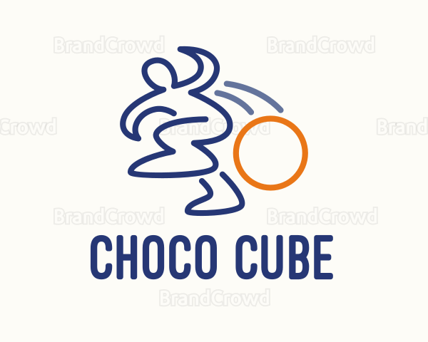 Human Bowling Ball Logo