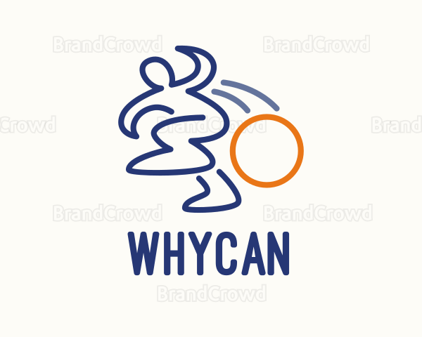 Human Bowling Ball Logo