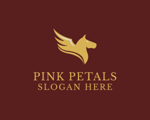 Luxury Pegasus Wings  logo design