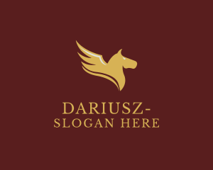 Commercial - Luxury Pegasus Wings logo design