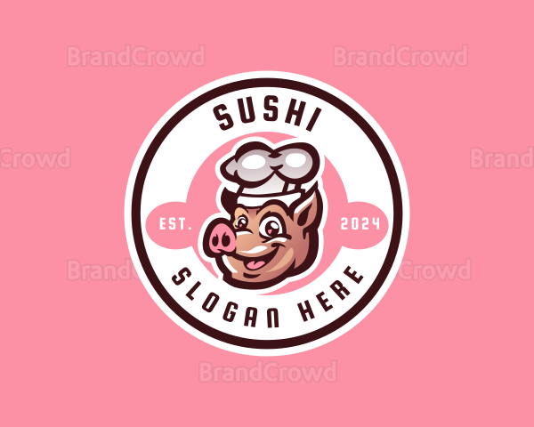 Pig Chef Pork Logo