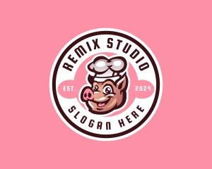 Pig Chef Pork Logo