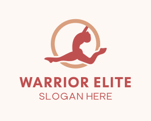 Dancer - Gymnastics Exercise Fitness logo design