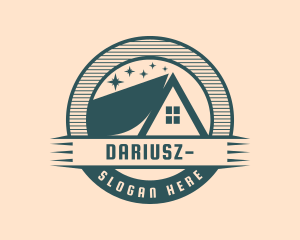 Stars - Housing Property Roof logo design