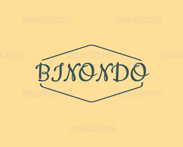 Cursive Brand Business Logo