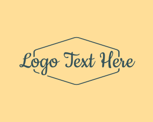 Cursive Brand Business Logo