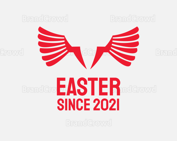 Angel Wings Thunder Logo