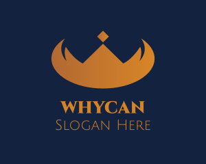 Sophisticated - Elegant Horn Crown logo design
