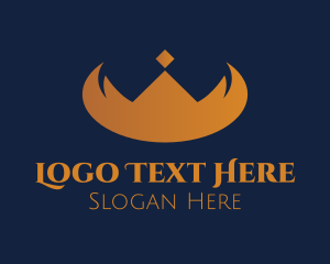 Elegant Horn Crown Logo