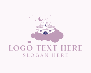 Playpen - Cloud Castle Tower logo design