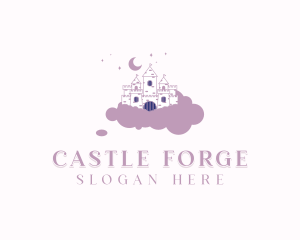 Cloud Castle Tower logo design