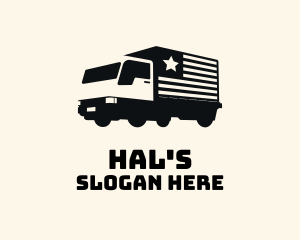Tow Truck - American Delivery Truck logo design