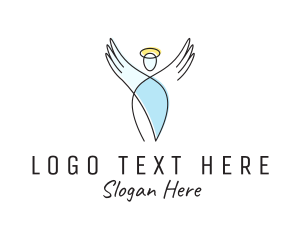 Religion - Angel Wings Religion logo design