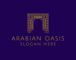 Arabian - Arabic Gate Pattern logo design