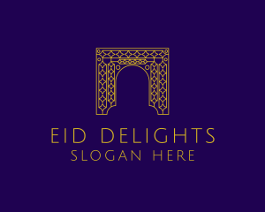 Eid - Arabic Gate Pattern logo design