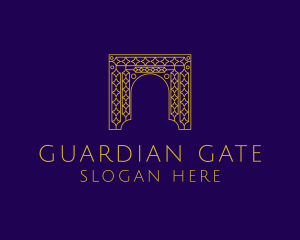 Gate - Arabic Gate Pattern logo design