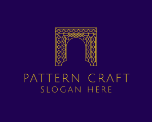  Arabic Gate Pattern logo design