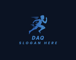 Dash - Athlete Runner Marathon logo design