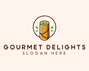 Spring Roll Dining logo design