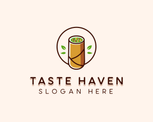 Spring Roll Dining logo design