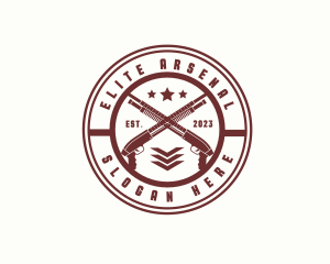 Arsenal - Shotgun Shooting Range logo design